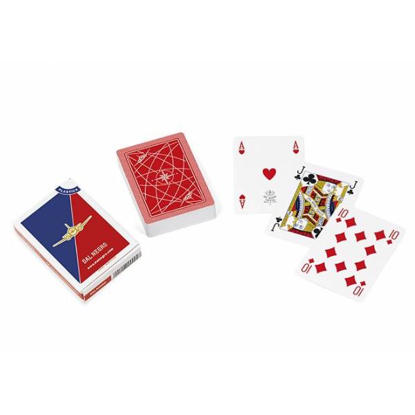 Carte Poker Aeroclub A1 Rosso in Plastica - Dal Negro