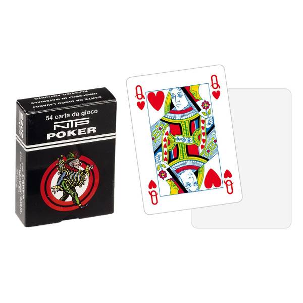 Carte Poker Bianco Long Life NTP in PVC - Dal Negro