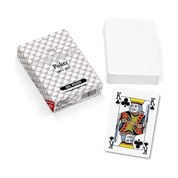 Carte Poker Torcello A1 Bianco All Plastic - Dal Negro