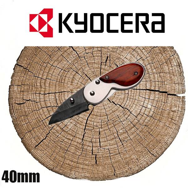 Kyocera - Coltellino Pocket 40mm Manico Legno Sandgarden