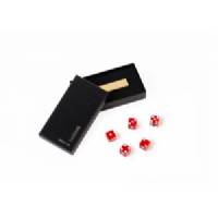 50 Dadi Koplow Games D6 8mm Bordi Squadrati, Assortiti: Rosso, Bianco, Blu, Verde, Nero (10 Ciascuno)