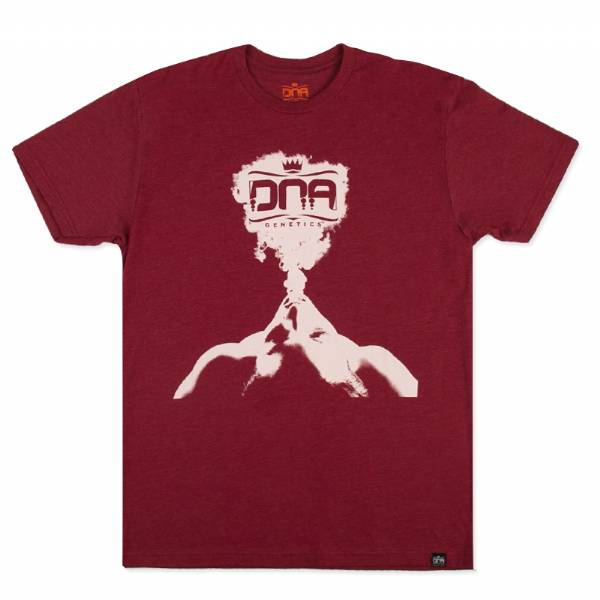 DNA - T-Shirt Smoking Girl Rosso/Bianco XL 