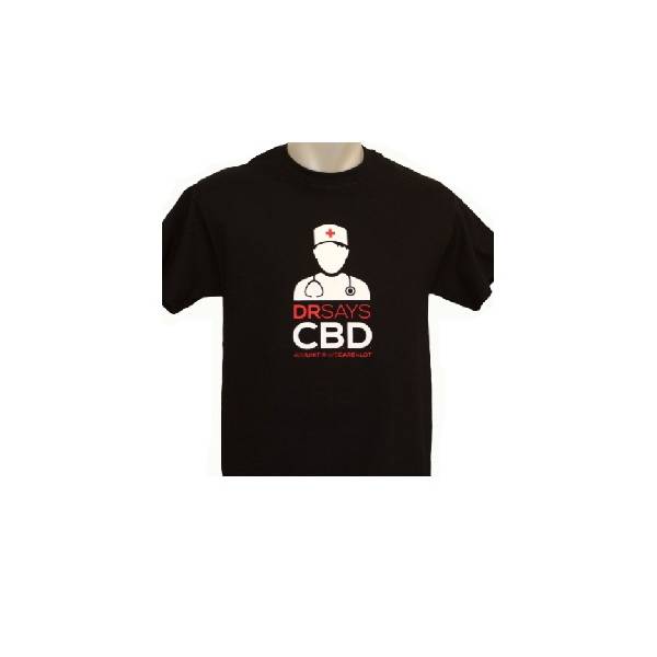 T-Shirt 420 - Stampa Doppia CBD XL Nera