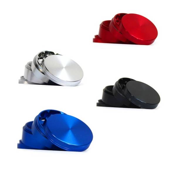 Grinder in Alluminio - Colori assortiti - 4 parti (10pezzi/display)