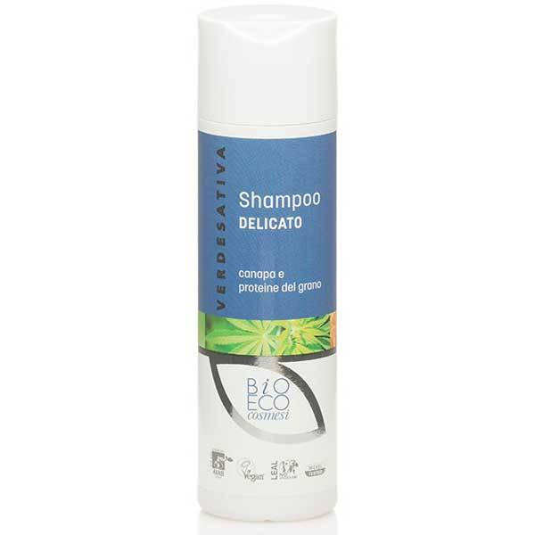 Shampoo Delicato - canapa e proteine del grano - Verdesativa