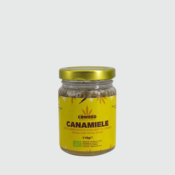 Miele con semi di canapa - 110gr - Cbweed