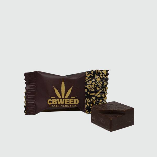 CBweed - Cioccolatino fondente con semi di canapa