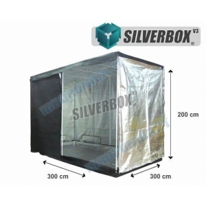SilverBox V3 in Mylar 300x300x220cm - Grow Box Per Coltivazione Indoor - 9 Mq