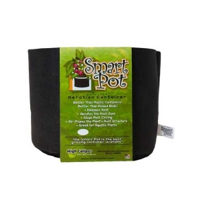 Vaso Smart Pot 7,6L in tessuto nero