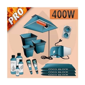 Kit Coltivazione Indoor Cocco 400w - PRO