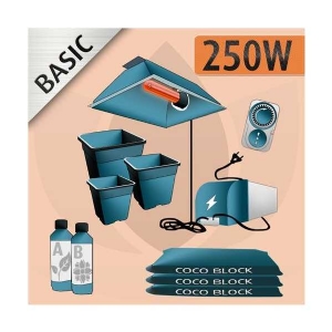 Kit Coltivazione Indoor Cocco 250w - BASIC