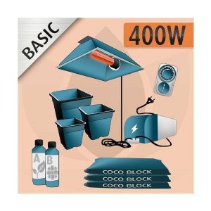 Kit Coltivazione Indoor Cocco 400w - BASIC