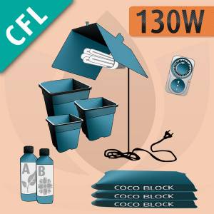 Kit CFL Cocco 130w Coltivazione Indoor Cocco - CFL