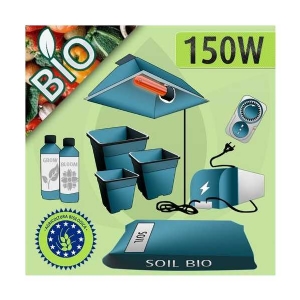Kit Coltivazione Indoor Terra 150w - BIOLOGICO