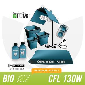 Kit Coltivazione Indoor Biologico Terra 150w - CFL