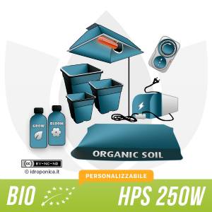 Kit Coltivazione Indoor Terra 250w - BIOLOGICO