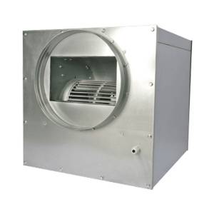 ISOBOX SILVER Aspiratore Cassonato Acciaio 35x35cm Ø160mm 550m3/h