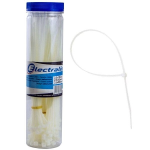 Fascette di Nylon Trasparenti 200pc - 2,5x135mm 100pc+ 2,5x160mm 50pc +3,5x200mm 50pc	