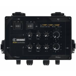 CLI-MATE Multi Controller - Centralina Temperatura - 2 ambienti - Velocità min e max - 2x12amp