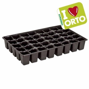 Semenzaio in plastica di Verdemax - I LOVE ORTO - 40 celle