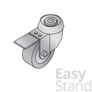 Ruota Frenata con Vite per Easy Stand