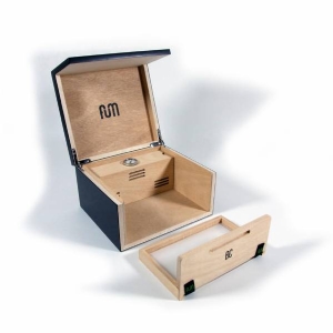Fum Box Small - Scatola da Tavolo Nera con Umidificatore