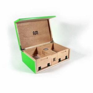 Fum Box Large - Scatola da Tavolo con Umidificatore Verde