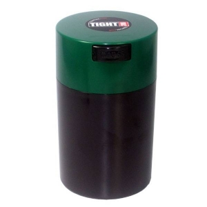 TightVac - Contenitore ermetico 0,57L - Nero/Tappo Verde Scuro