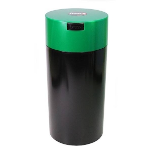 TightVac - Contenitore ermetico 2,35L - Nero/Tappo Verde Scuro