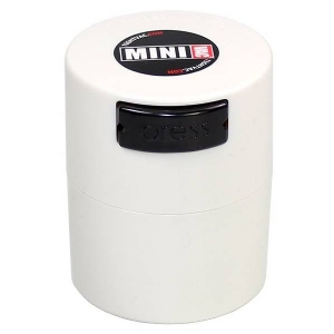 TightVac - MiniVac contenitore ermetico 0,12L - Bianco/Tappo Bianco