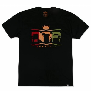Dna - T-Shirt Rasta Nera/Multicolor