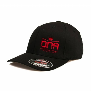 Dna - Cappello Baseball GYO Nero-Rosso