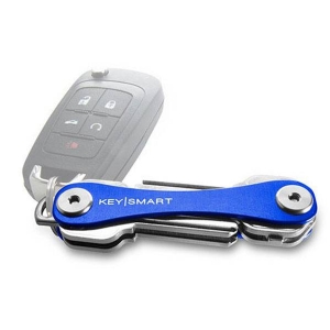 KeySmart - Portachiavi Intelligente 2-8 Chiavi (Blu)