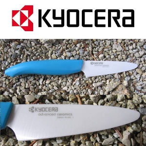 Kyocera - Coltello Spelucchino Ceramica cm7,5 Manico Blu Serie Kyofine