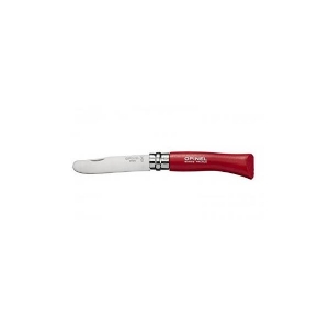 Opinel Coltello Punta Tonda Bimbi N°07 - Manico Rosso