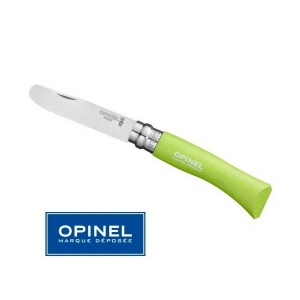 Opinel Coltello Punta Tonda Bimbi N°07 - Manico Verde