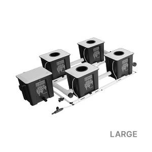 Idrolab sistema RDWC 2 File 75cm - 4 vasi