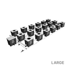 Idrolab sistema RDWC 3 File 75cm - 18 vasi
