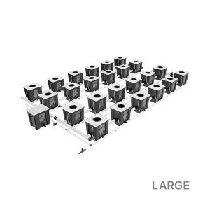 Idrolab sistema RDWC 4 File 75cm - 24 vasi