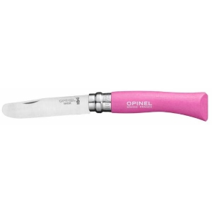 pinel Coltello Punta Tonda Bimbi N°07 - Manico Fucsia