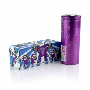 Efest Purple IMR26650 senza pin - 4200mAh - 35A