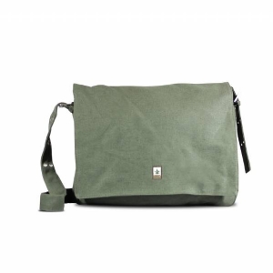 Borsa a Tracolla Grande Kaki - Vegan - Pure