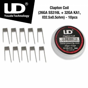 UD Clapton Coil 26ga+32ga SS 316l - KA1
