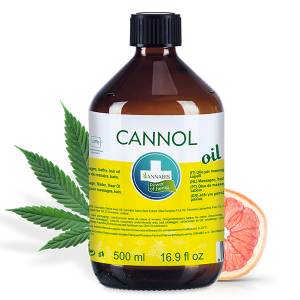 Cannol Olio ai Semi di Canapa per Massaggi 500ml Annabis