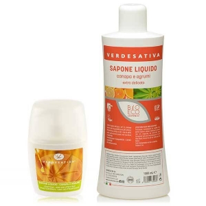 VerdeSativa - Sapone Liquido Canapa ed Agrumi