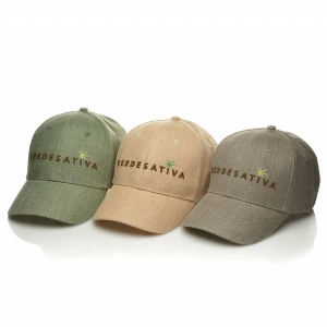 Cappello con Visiera TU Regolabile Vegan Kaki - Verdesativa