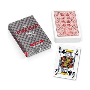 Carte Poker Torcello A1 Rosso All Plastic - Dal Negro