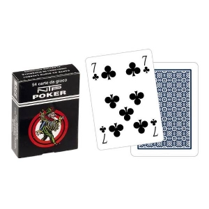 Carte Poker Blu Long Life NTP in PVC - Dal Negro