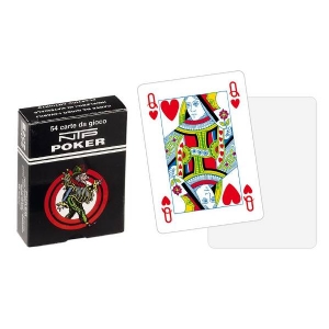 Carte Poker Bianco Long Life NTP in PVC - Dal Negro