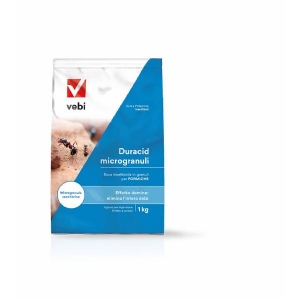 Vebi - Duracid Polvere 1 Kg (Formiche, Pulci, Blatte, Mosche, Zecche)